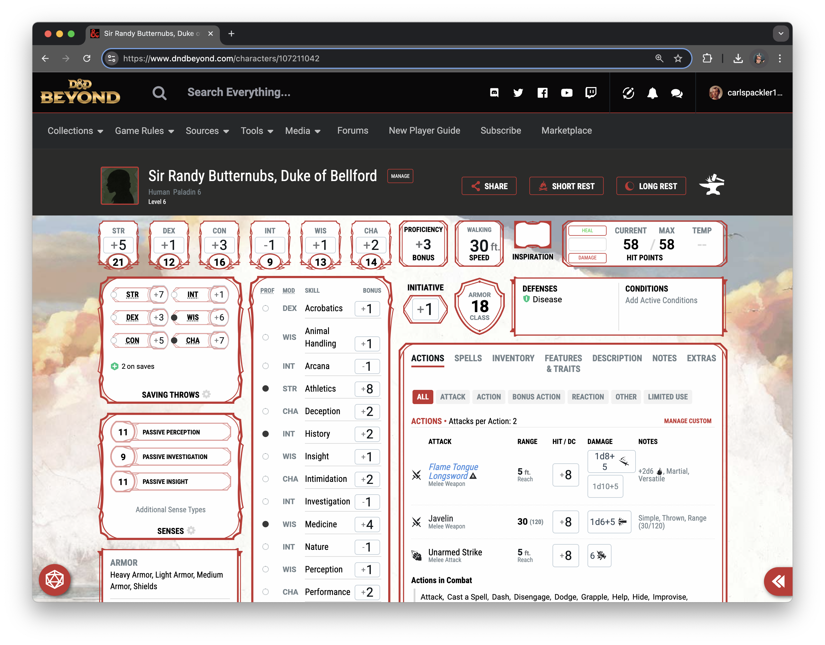 DNDBeyond Character Builder Updated!